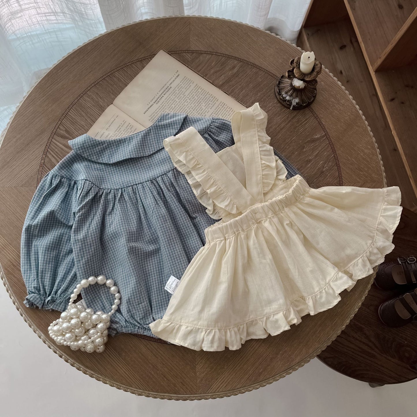 Charming Cotton Jumpsuit & Skirt for Girls