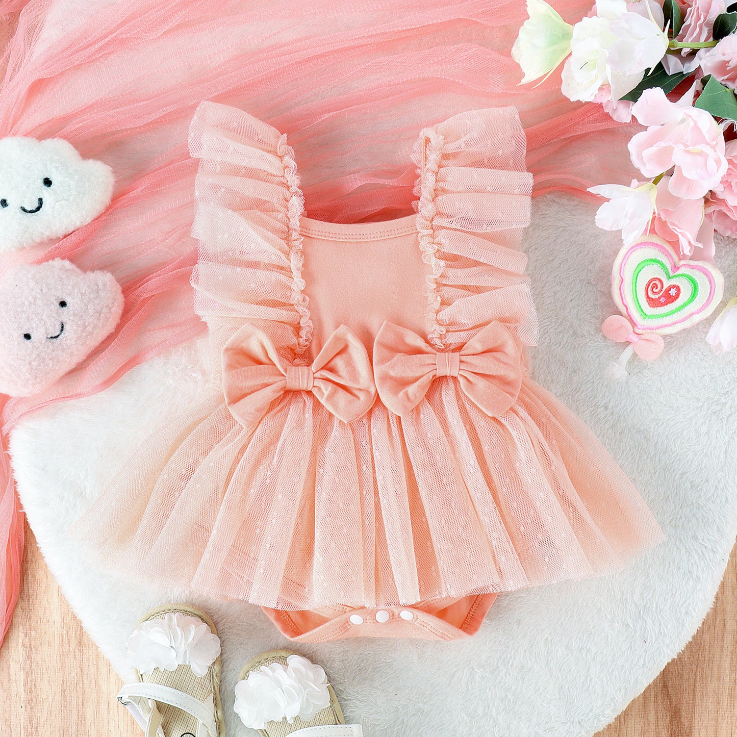 Cute & Comfortable Baby Girl Triangle Jumpsuit