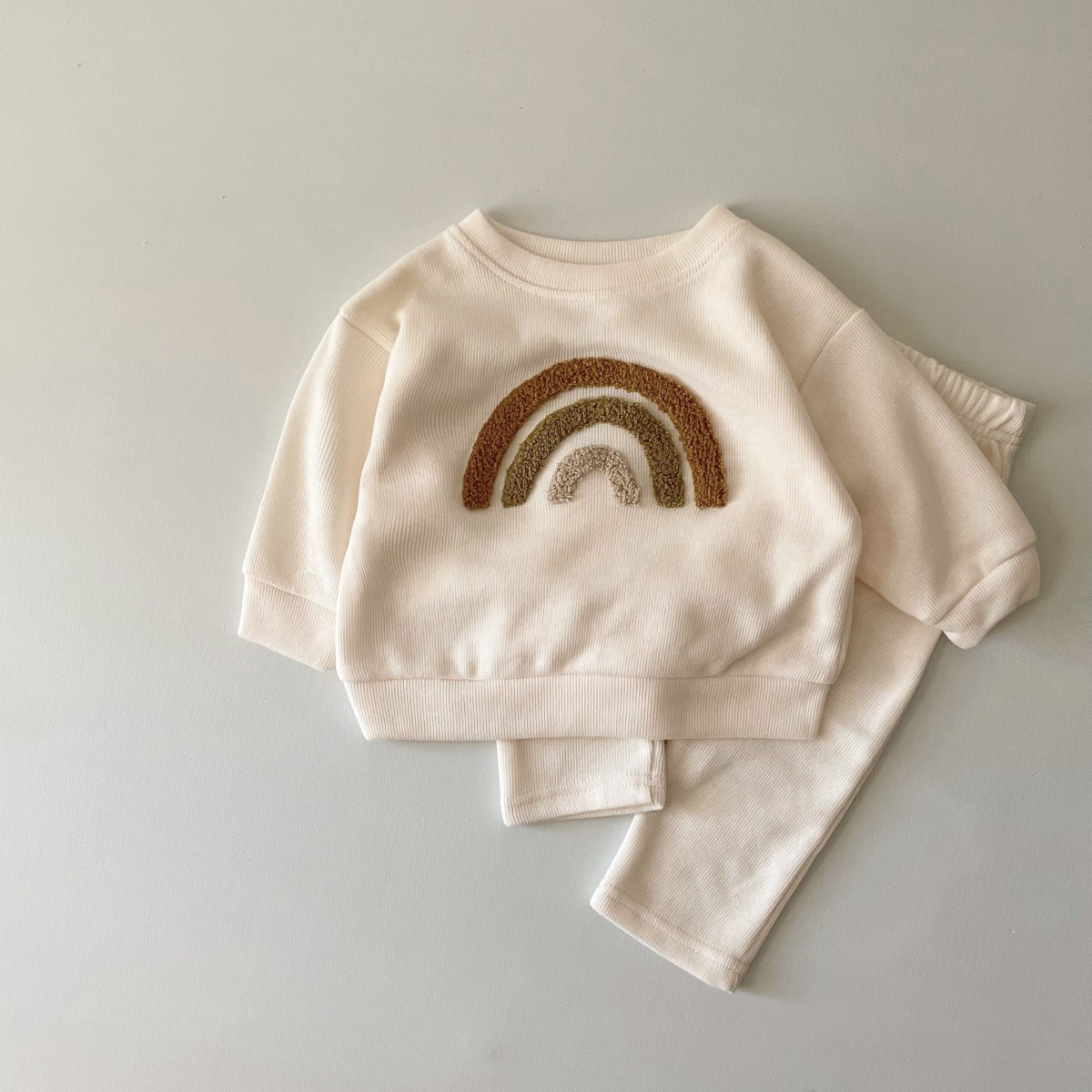 Cute & Comfortable Letter Print Two-Piece Set for Babies & Toddlers