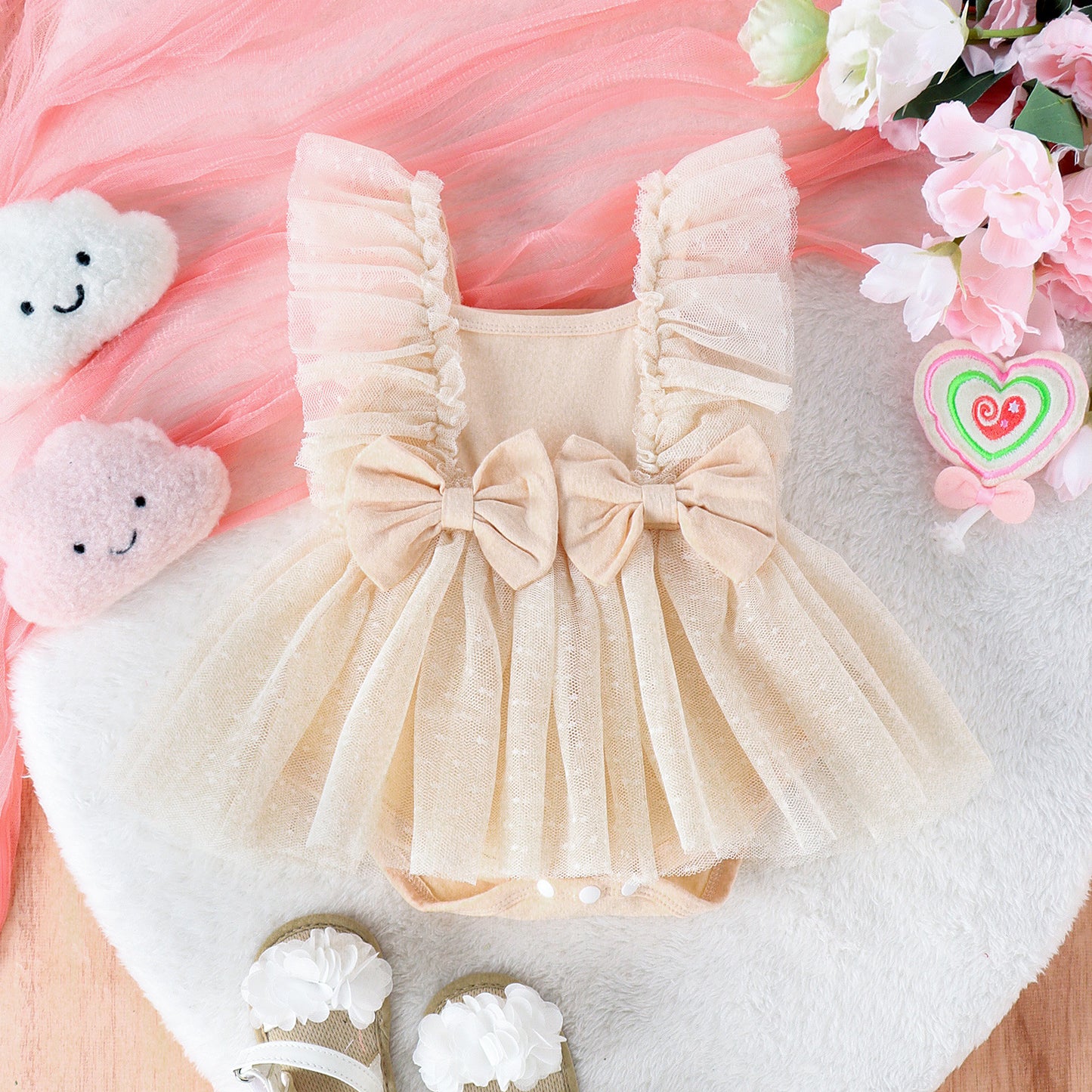 Cute & Comfortable Baby Girl Triangle Jumpsuit