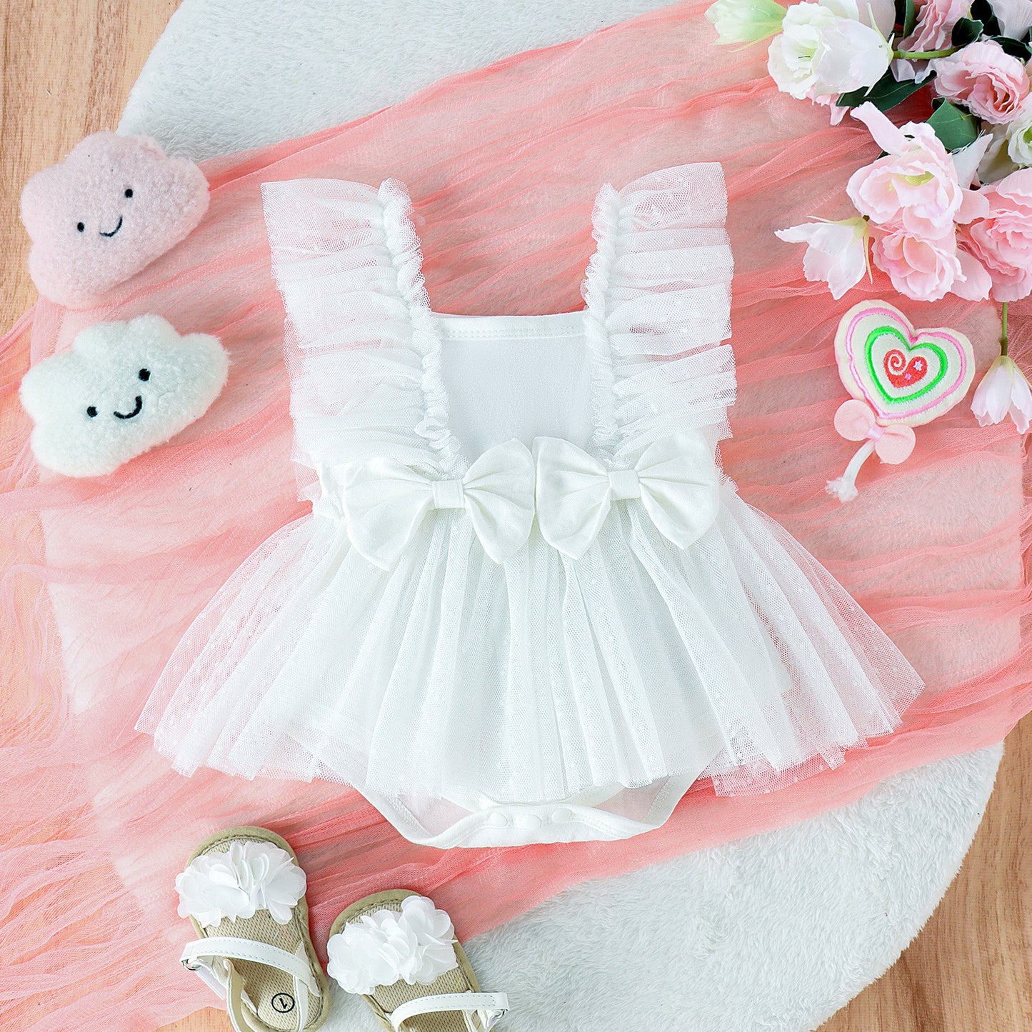 Cute & Comfortable Baby Girl Triangle Jumpsuit