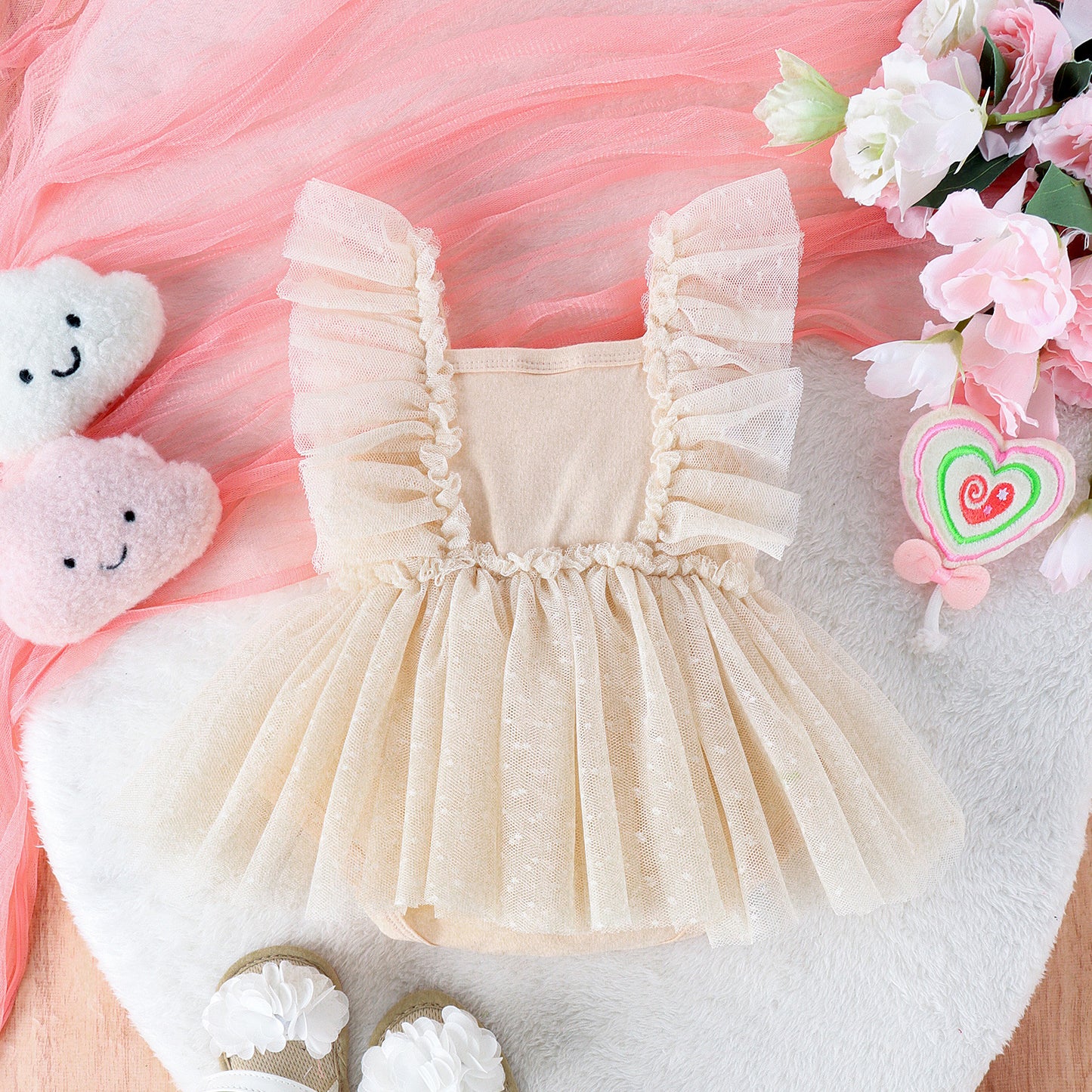 Cute & Comfortable Baby Girl Triangle Jumpsuit