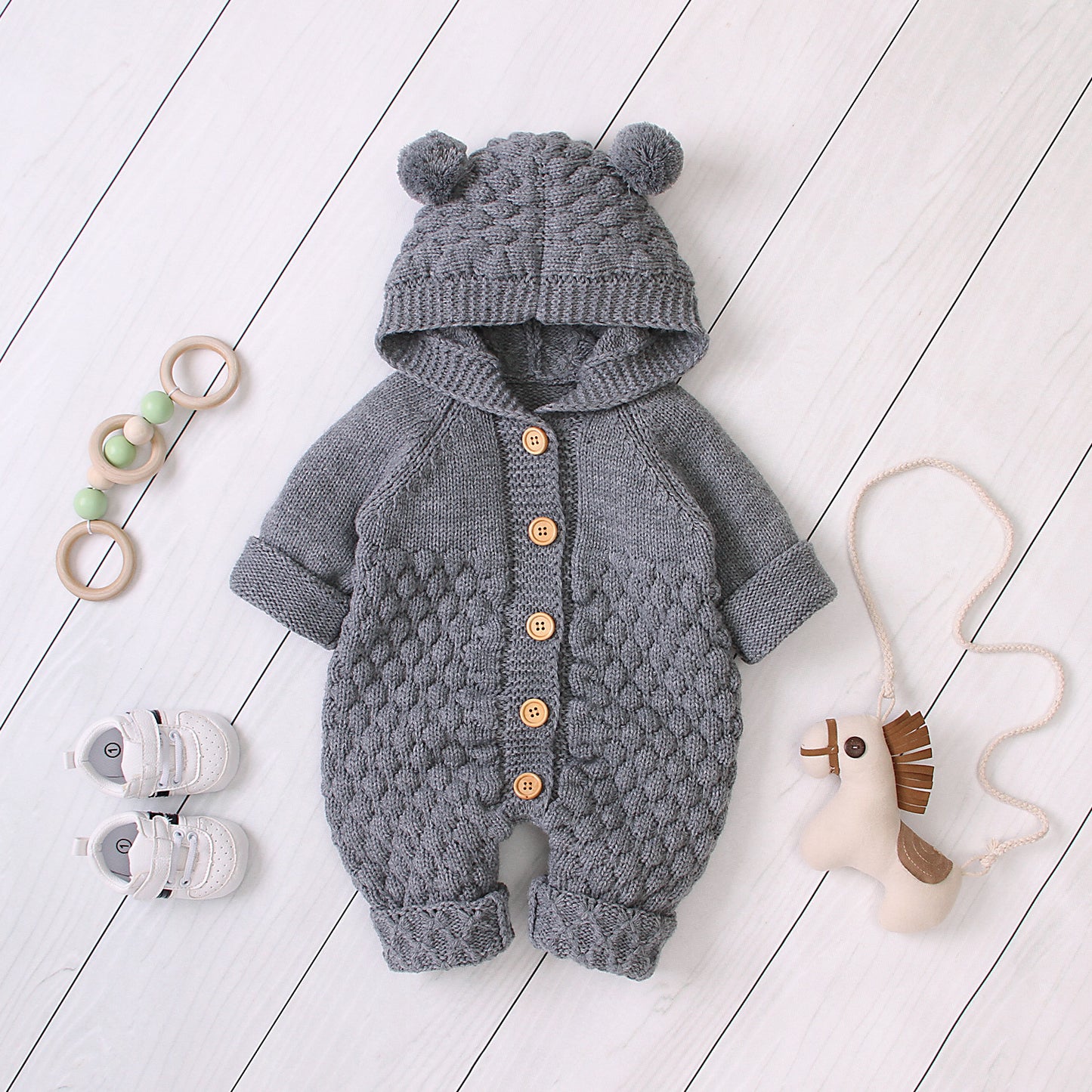 Cozy & Stylish Unisex Knitted Hoodie