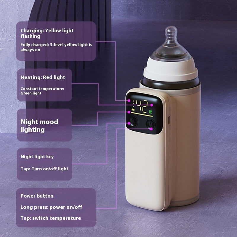 4th Generation Fast-Charging Milk Bottle Insulation Sleeve & Breast Warmer