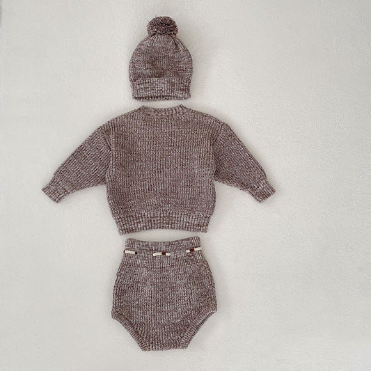 Adorable 3-Piece Cotton Suit Set for Girls