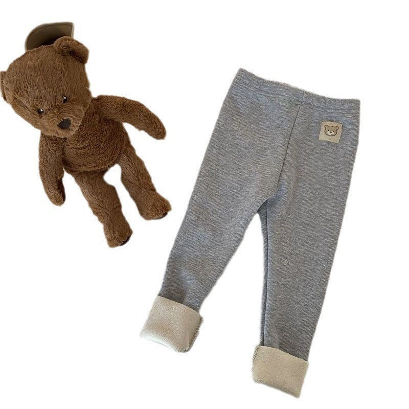 Cozy & Stylish Winter High-Waist Trousers for Kids