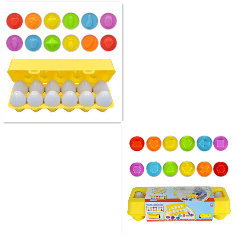 Fun & Educational Shape-Matching Egg Toy for Kids