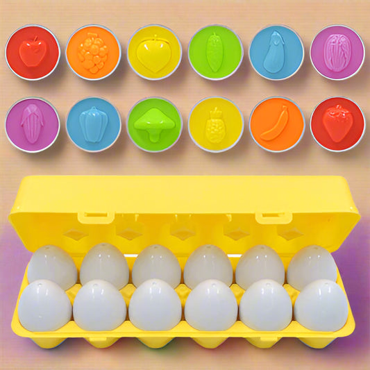 Fun & Educational Shape-Matching Egg Toy for Kids