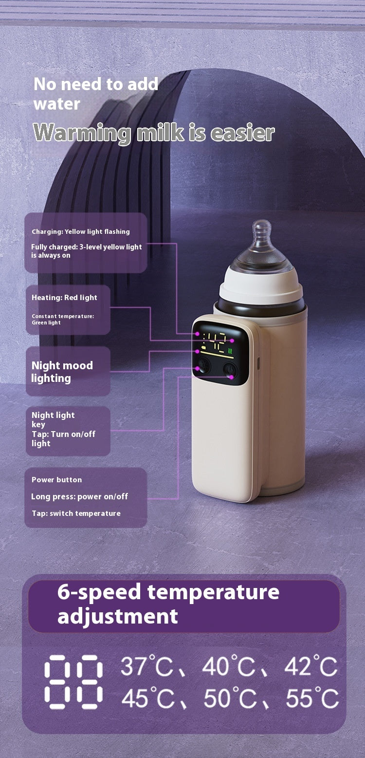 4th Generation Fast-Charging Milk Bottle Insulation Sleeve & Breast Warmer