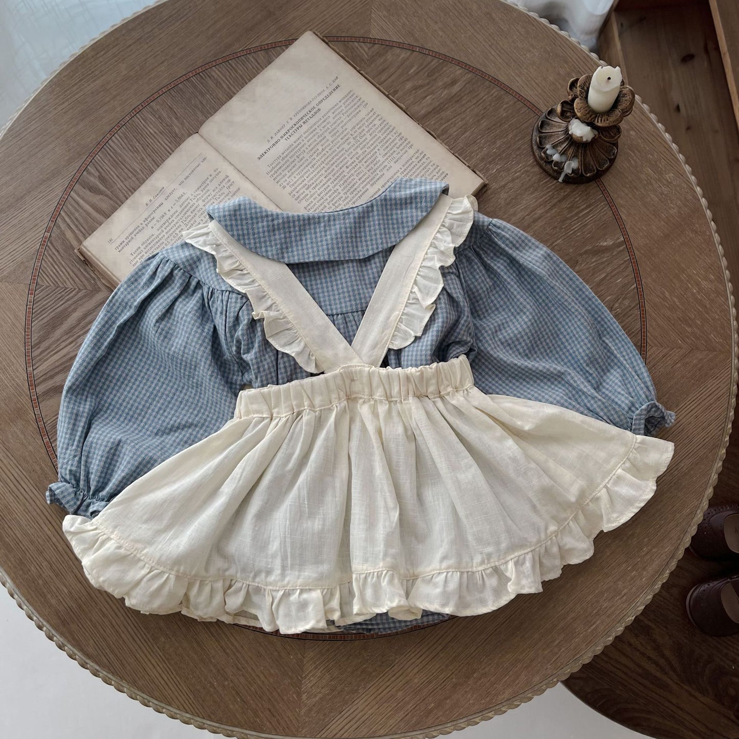 Charming Cotton Jumpsuit & Skirt for Girls