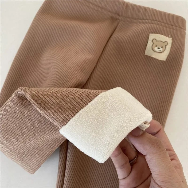 Cozy & Stylish Winter High-Waist Trousers for Kids