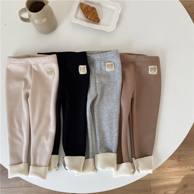 Cozy & Stylish Winter High-Waist Trousers for Kids