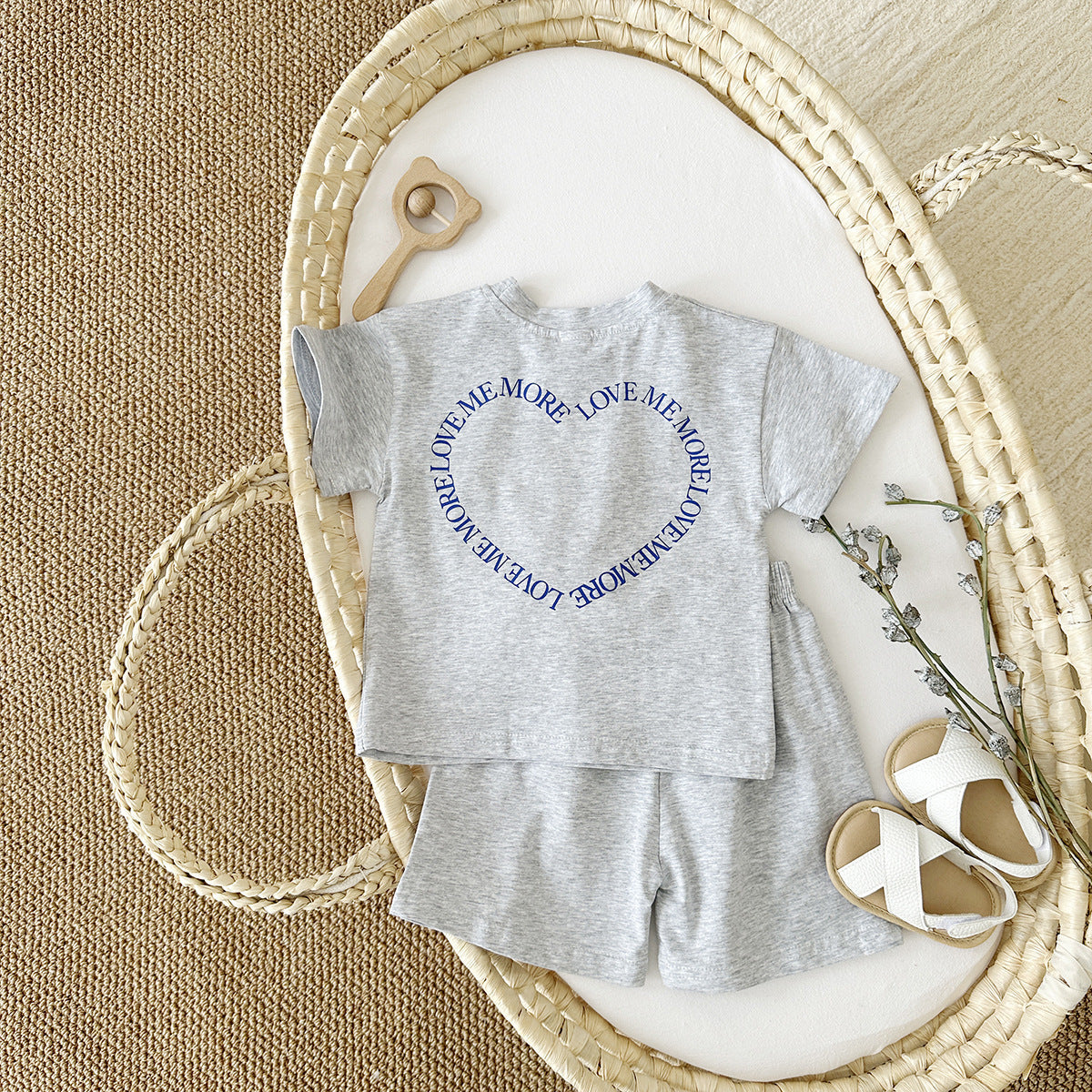 Cute & Comfortable Plaid Two-Piece Set for Babies & Toddlers